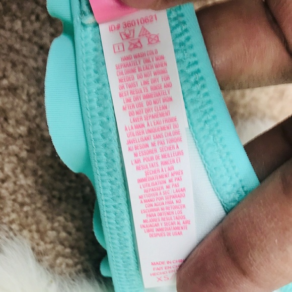 VS Swimwear Bikini Top Strapples Ruffle Sz: XS - Picture 5 of 5